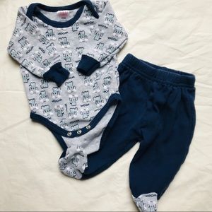 Puppy pattern infant set 🐶